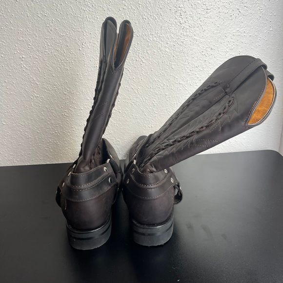 Grinders Leather Cowboy Western Boots Brown Mens Size 10.5 US / 44 EU - Picture 3 of 6